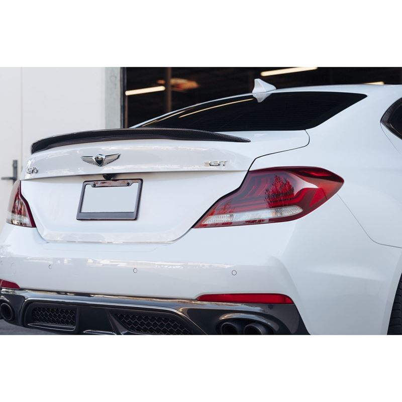 Ark Performance Style C Carbon Fiber Rear Lip Spoiler for 2019-2021 Genesis G70(CF16-LIPSC)