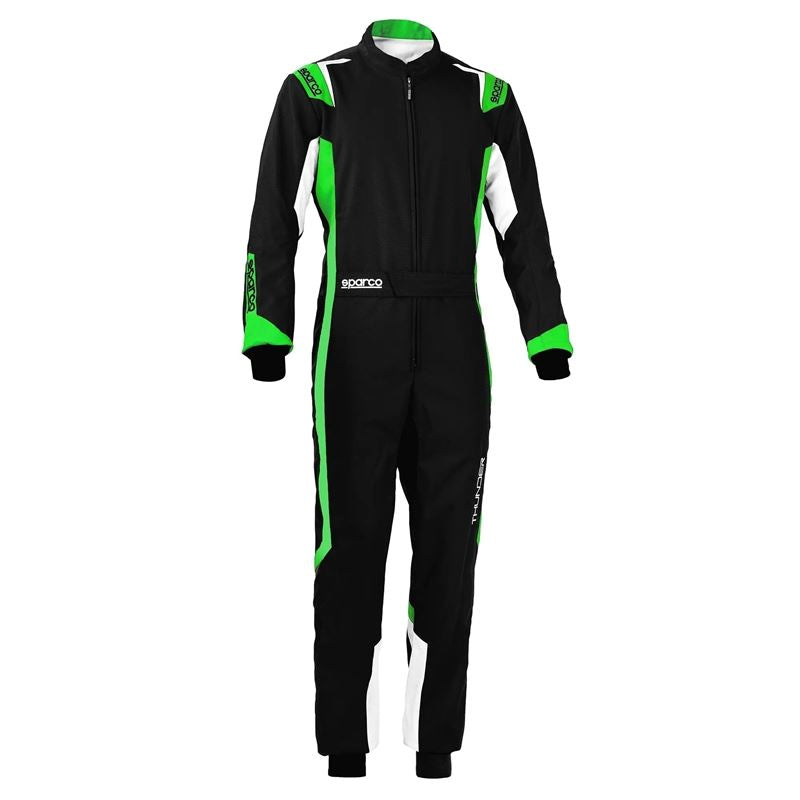 Sparco Suit Thunder Youth 120 Black/Green (002342NRVF120)