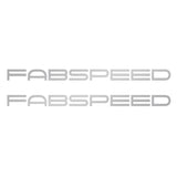 Fabspeed Motorsport Die-Cut Decals (FS.DECSET.BLK)