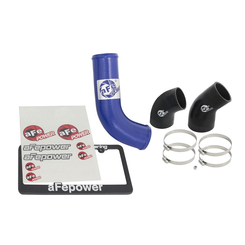 aFe BladeRunner 3 IN Aluminum Cold Charge Pipe Blue (46-20259-L)