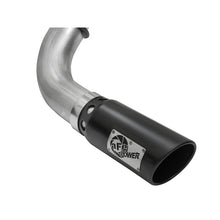 Load image into Gallery viewer, aFe Large Bore-HD 4 IN DPF-Back Stainless Steel Exhaust System w/Black Tip (49-46113-B)