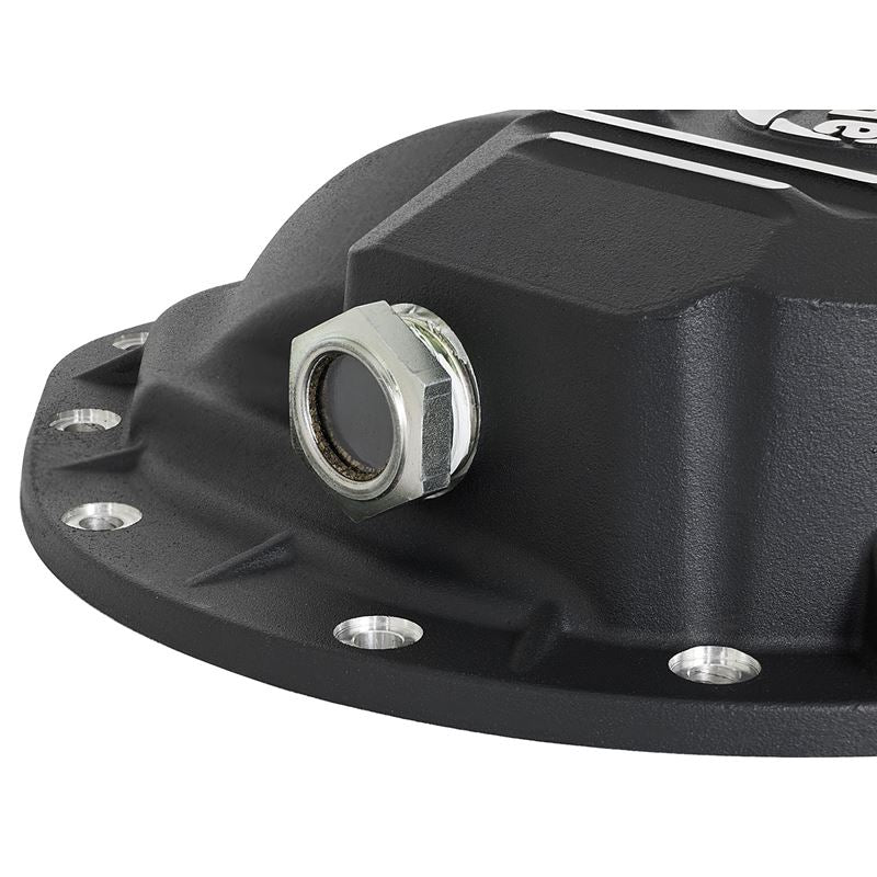 aFe Pro Series Rear Differential Cover Black w/ Machined Fins (46-70362)