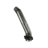 aFe Twisted Steel 2-1/2 IN 409 Stainless Steel Loop-Delete Downpipe (48-46209)