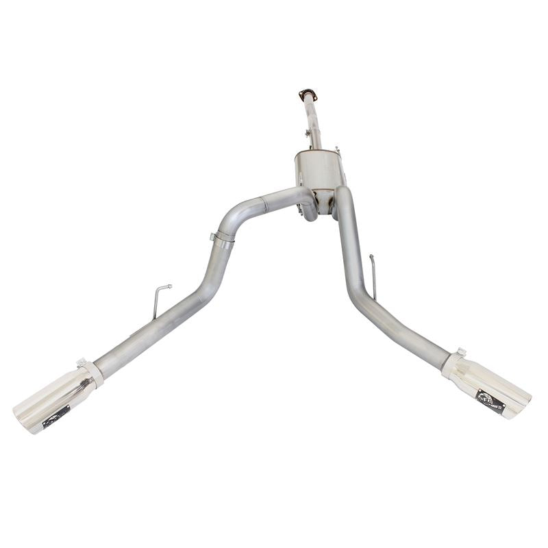 aFe MACH Force-Xp 3 IN 409 Stainless Steel Cat-Back Exhaust System w/Polished Tip (49-43070-P)