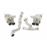 Invidia Q300 Single Layer Titanium Burnt Quad Tip Cat-back Exhaust for 2022+ Subaru WRX (HS22WRXG2T)