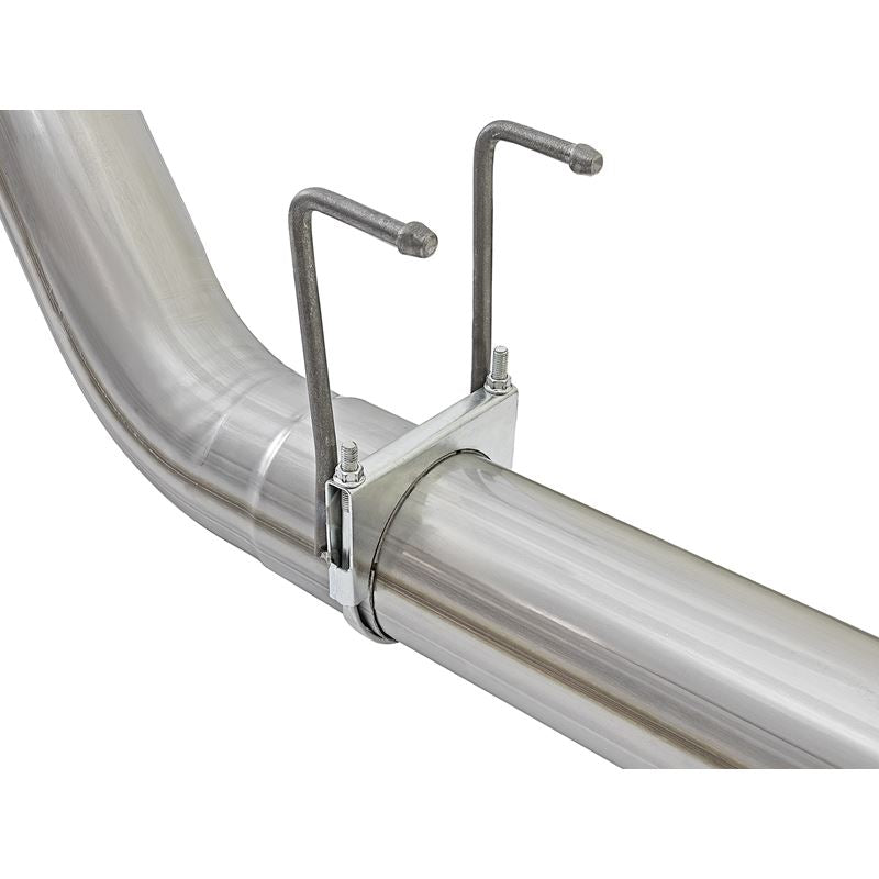 aFe ATLAS 5 IN Aluminized Steel DPF-Back Exhaust System w/Polished Tip (49-03090-P)