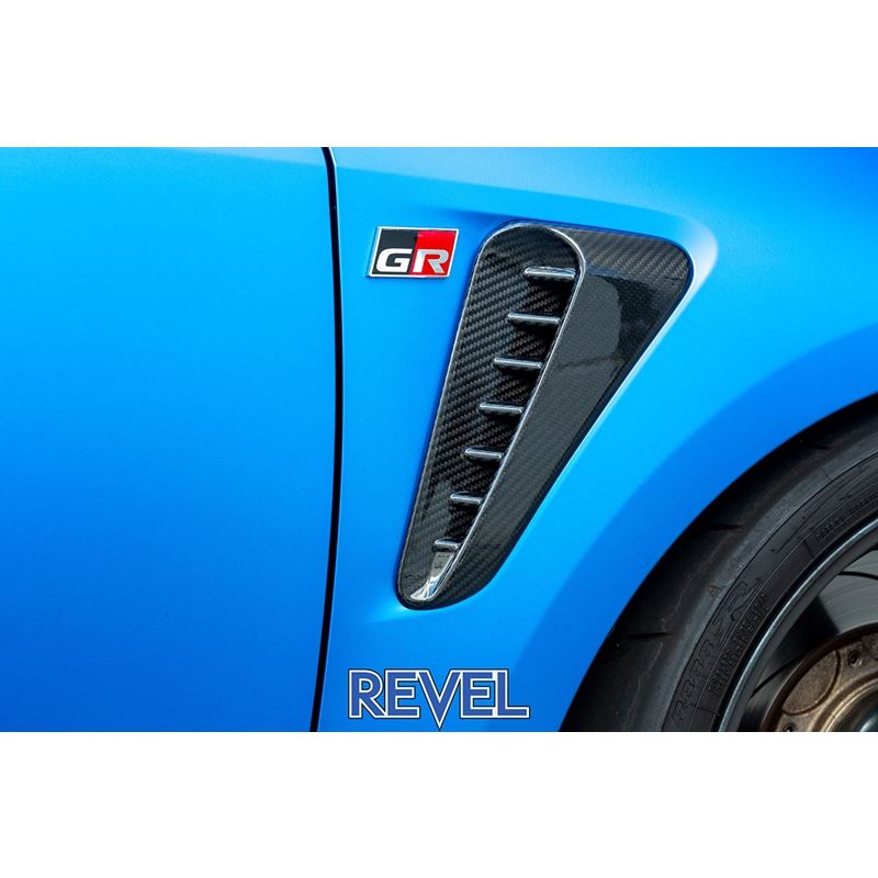 Revel GT Dry Carbon Side Duct Covers - 2 Pieces for 2023 Toyota GR Corolla (1TR4GT0DT08)