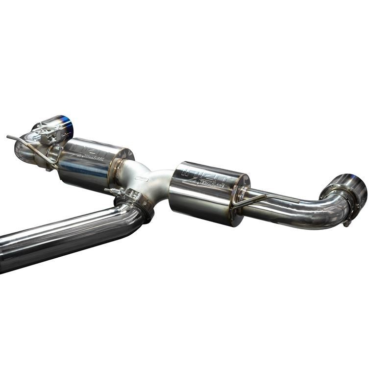 Injen Technology Stainless Steel Cat-Back Exhaust System w/ Burnt Titanium Tips for 20-22 Toyota GR Supra (SES2300TT)