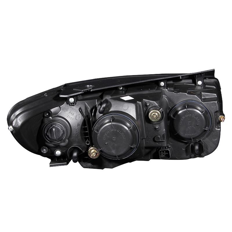 ANZO USA 2007-2007 Hyundai Santa Fe Projector Headlights w/ LED Black (111237)