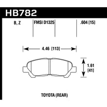 Load image into Gallery viewer, Hawk Performance HPS 5.0 Brake Pads (HB782B.604)