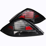 ANZO USA 2003-2005 Honda Accord LED Taillights Black (321029)