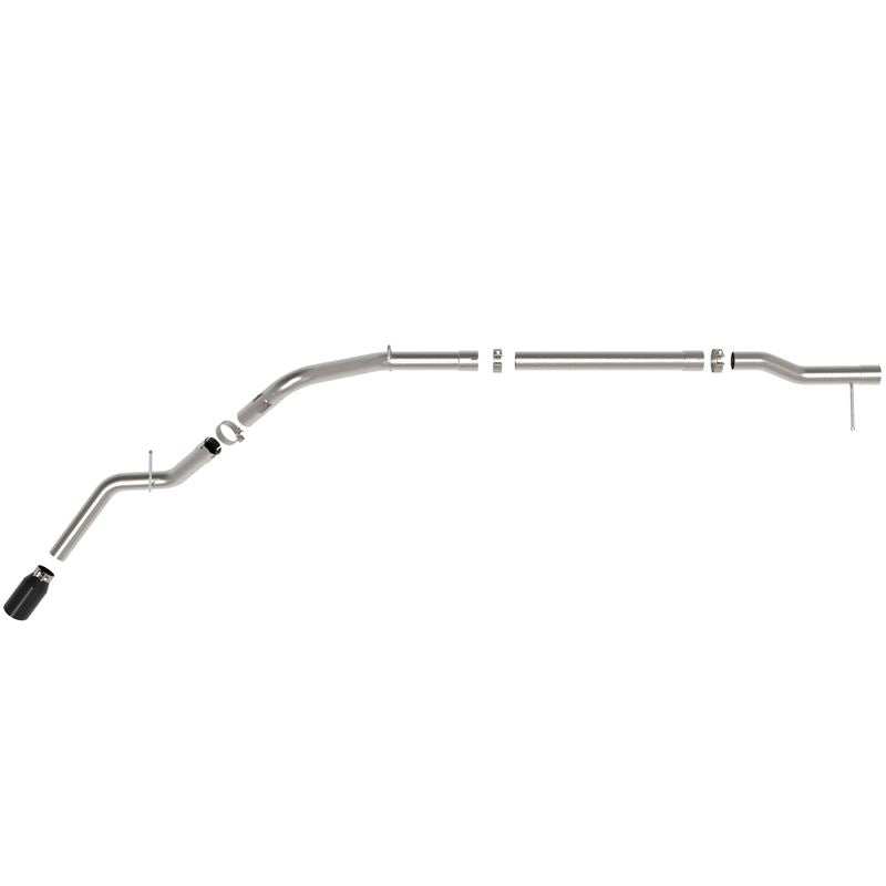 aFe Large Bore-HD 3 IN 409 SS Back Exhaust System w/Black Tip for 23-23 GM Trucks L6-3.0L (td) LZ0 (49-44144-B)