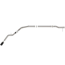 Load image into Gallery viewer, aFe Large Bore-HD 3 IN 409 SS Back Exhaust System w/Black Tip for 23-23 GM Trucks L6-3.0L (td) LZ0 (49-44144-B)