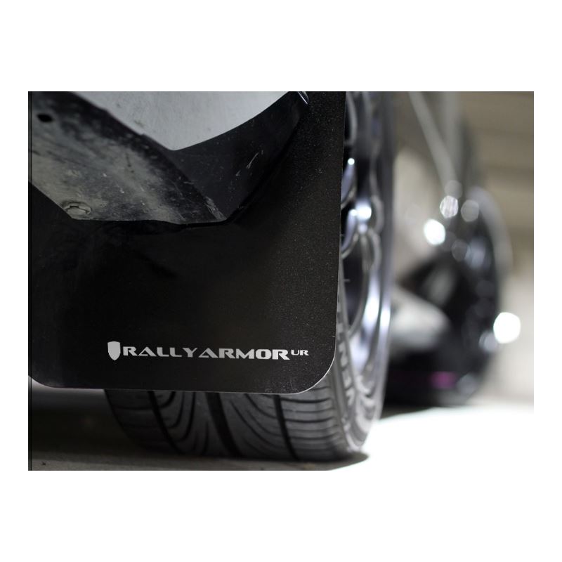 Rally Armor Black Mud Flap/White Logo for 2012-2016 Subaru Impreza (MF22-UR-BLK/WH)