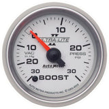 AutoMeter Ultra-Lite II 52mm 30 In Hg-Vac/30 PSI Full Sweep Electronic Vacuum/Boost Gauge (4959)