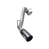 aFe Large Bore-HD 3-1/2in 409 Stainless Steel DPF-Back Exhaust System w/Black Tip (49-44064-B)