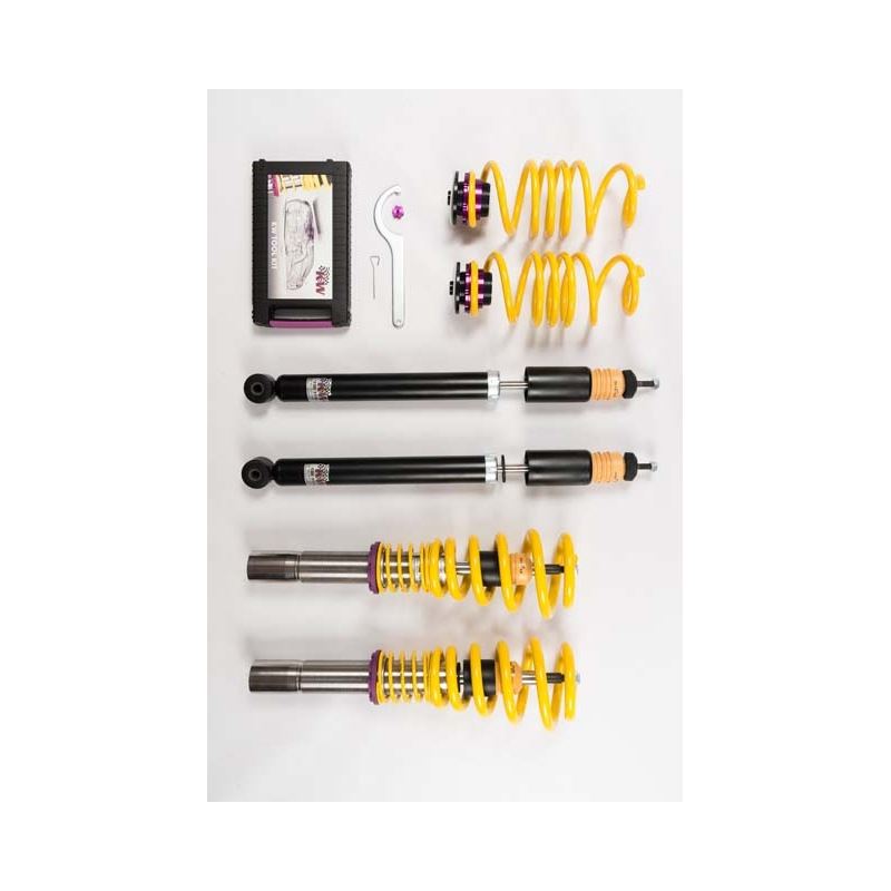 KW Suspension Coilover Kit V1 for Audi A4 S4 (8K/B8) w/o electronic dampening control FWD/Quattro (10210075)