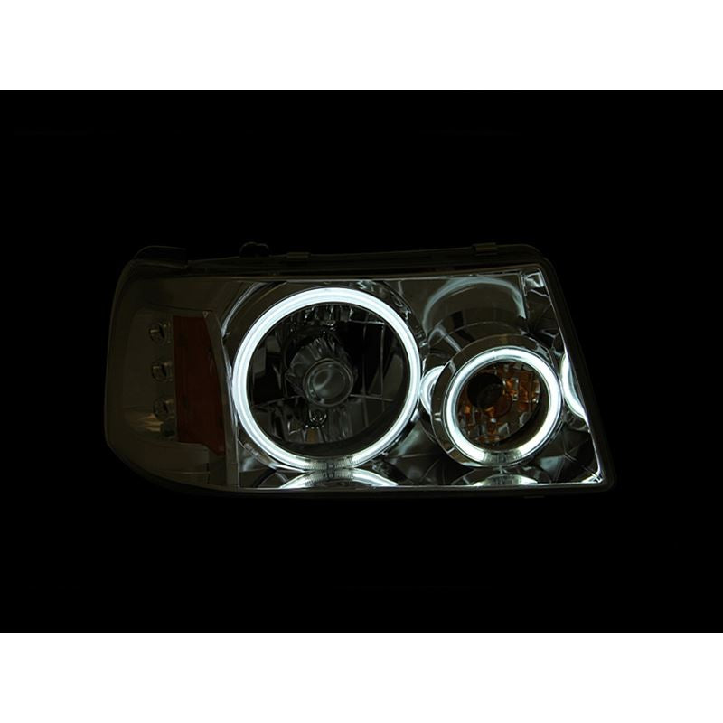 ANZO USA 2001-2011 Ford Ranger Projector Headlights w/ Halo Chrome (CCFL) 1 pc (111151)