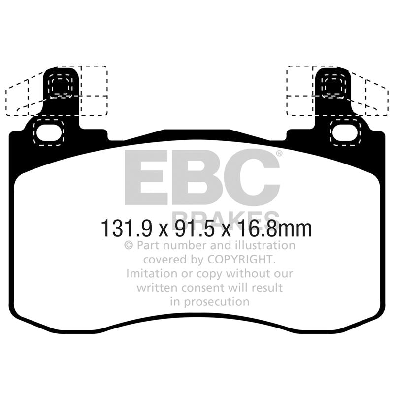 EBC Greenstuff 2000 Series Sport Brake Pads (DP22356)