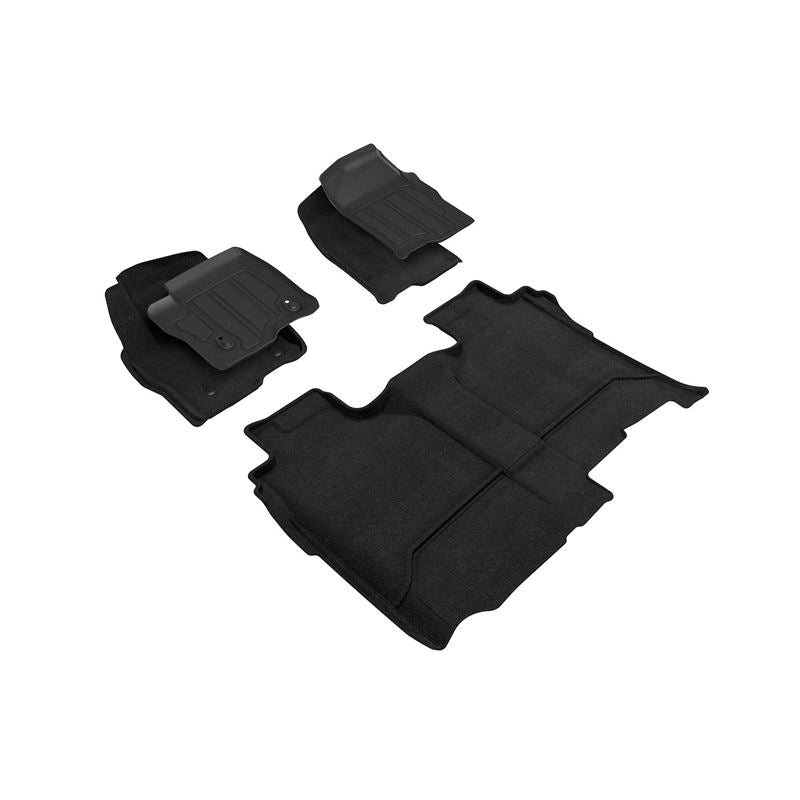 3D Maxpider 19-24 GMC Sierra 1500 5-Seat Elegant Hybrid Black R1 R2 (W/O R2 Underseat Storage Box) (SLGM02504709)