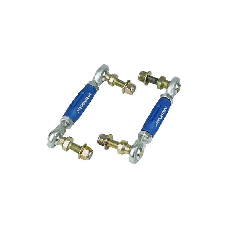 aFe CONTROL Rear Adjustable End Link Set Blue for 2020-2021 Toyota GR Supra(442-721001RL)