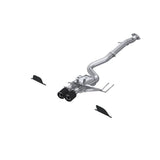 MBRP Exhaust 3in Cat-Back. Dual Center Rear Exit. T304. CF Tips (S43033CF)