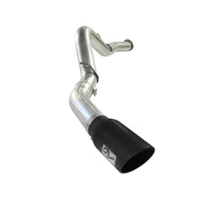 Load image into Gallery viewer, aFe Large Bore-HD 5 IN 409 Stainless Steel DPF-Back Exhaust System w/Black Tip (49-44040-B)