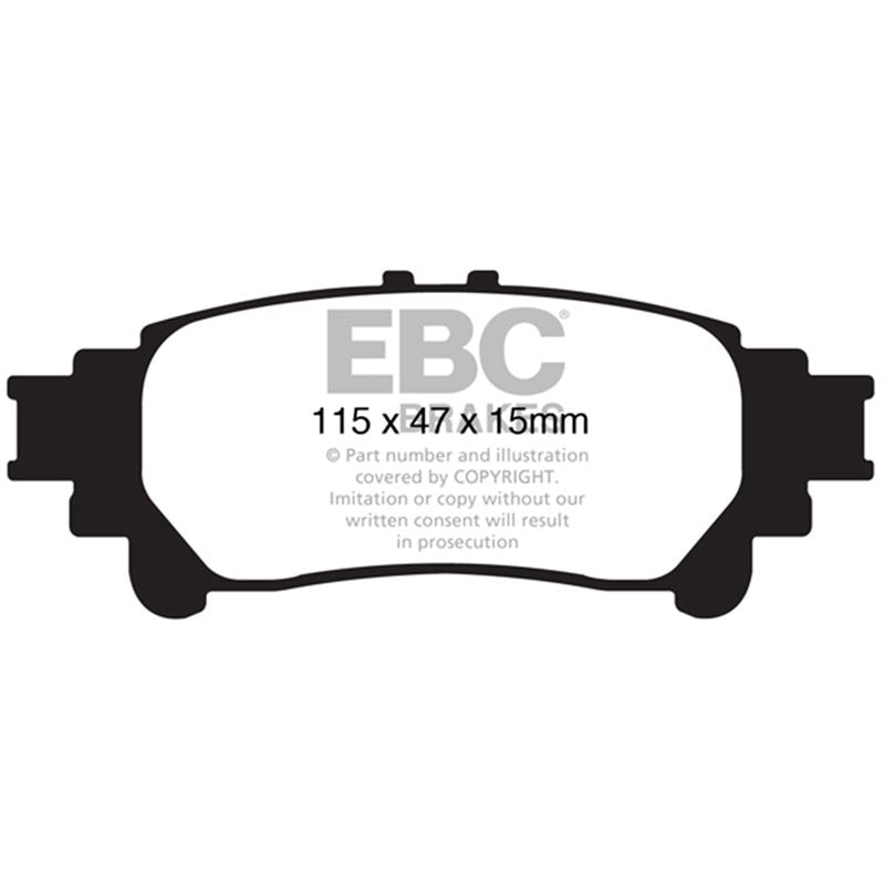 EBC Redstuff Ceramic Low Dust Brake Pads (DP31850C)