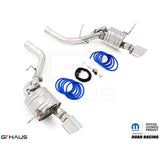 GTHAUS American GTS - Roar Super Racing series Exhaust; 2x130mm (Round Split); Titanium (DD0322534)