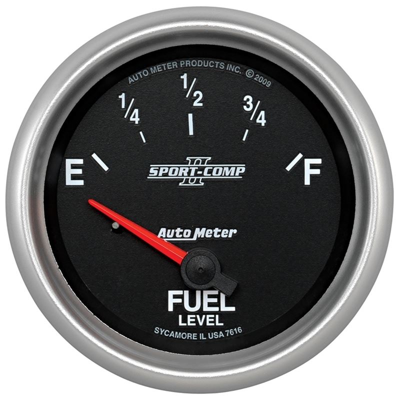 AutoMeter Sport-Comp II 2-5/8in Fuel Level Gauge (7616)