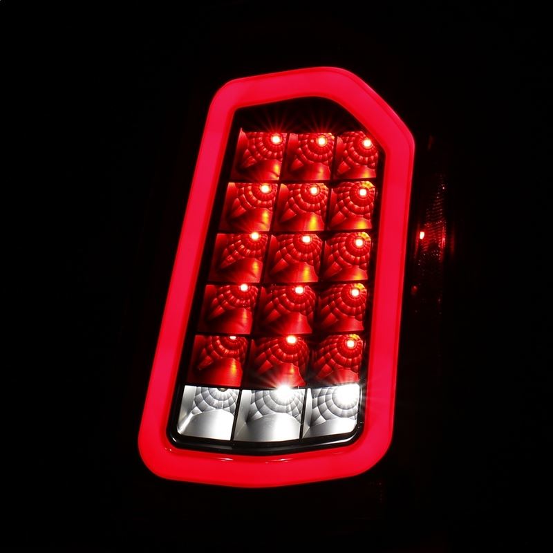 ANZO USA Tail Light Assembly LED w/ Black Sequential Lens Pair (321343)