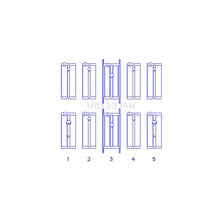 Load image into Gallery viewer, King Engine Bearings Main Bearing Set for 1986-1989 Nissan D21 (MB5233AM0.75)
