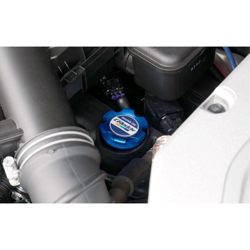 GReddy OIL FILLER CAP B-TYPE, 08 MITSUBISHI - BLUE (13901508)