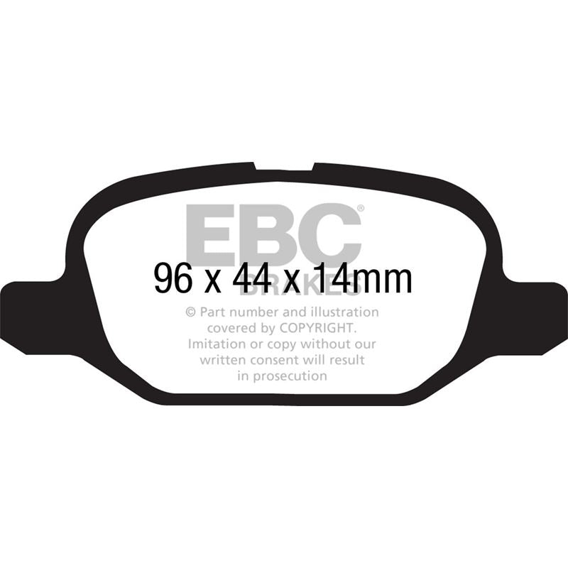 EBC Yellowstuff Street And Track Brake Pads (DP41880R)
