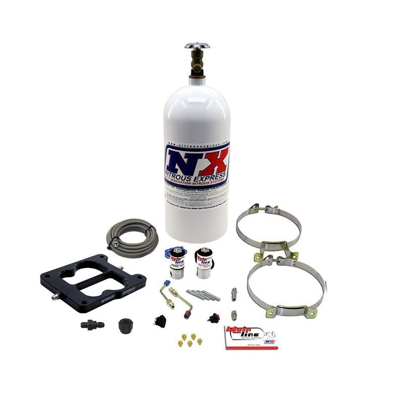 Nitrous Express Mainline Q-Jet Carb Nitrous Kit w/10lb Bottle (ML1002)