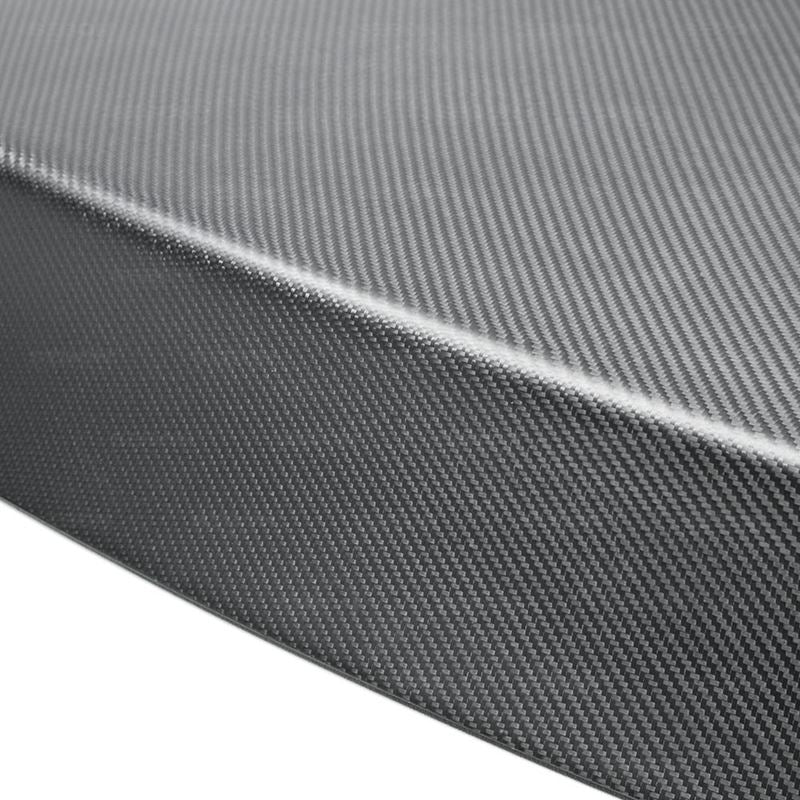 Seibon OE-Style Matte Dry Carbon Fiber Trunk Lid without Spoiler Holes for 2009-2020 Nissan GT-R(TL0910NSGTR-OE-DRY)