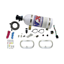 Load image into Gallery viewer, Nitrous Express Dual Ntercooler Ring System (2 - 6 x 6 Rings) w/10lb Bottle (22200-10)