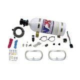 Nitrous Express Dual Ntercooler Ring System (2 - 6 x 6 Rings) w/10lb Bottle (22200-10)