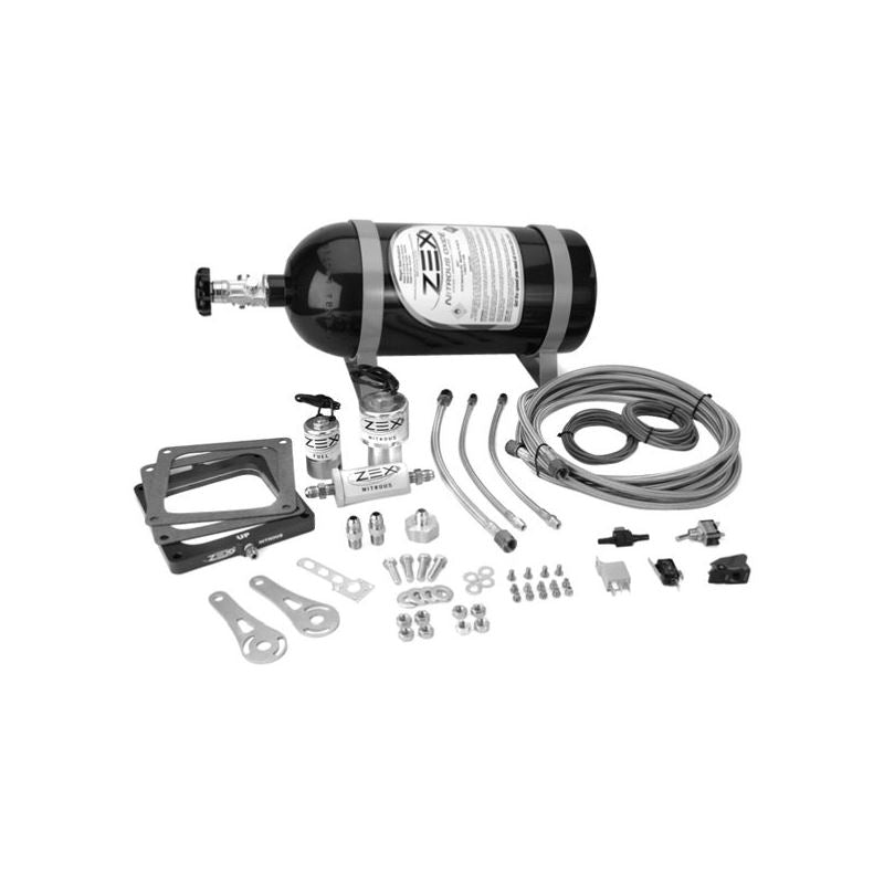 ZEX Dominator Flange Race Perimeter Plate System with 10 lb Black Bottle (82312B)