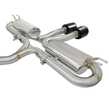 Load image into Gallery viewer, Takeda 3 IN 304 Stainless Steel Cat-Back Exhaust System w/ Black Tips (49-36621-B)