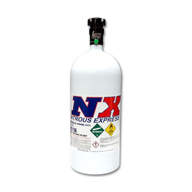 Nitrous Express 10lb Bottle w/Lightning 500 Valve -6 Bottle Nipple (6.89 DIA. X 20.19 TALL) (11100-6)