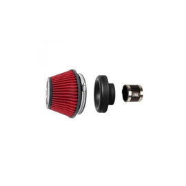 Blox Racing Shorty Performance 5in Air Filter w/3.5in Velocity Stack and Coupler Kit - Black (BXIM-00323-BK)
