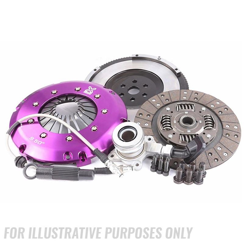 XClutch 91-95 Hyundai Scoupe Base 1.5L Stage 2R Extra HD Sprung Ceramic Clutch Kit (XKMI20002-1R)