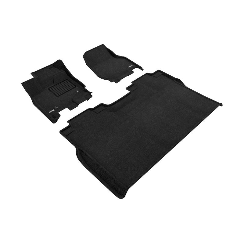 3D Maxpider ELEGANT Floor Mat, BLACK, 1ST ROW/2ND ROW (L1FR08304709)