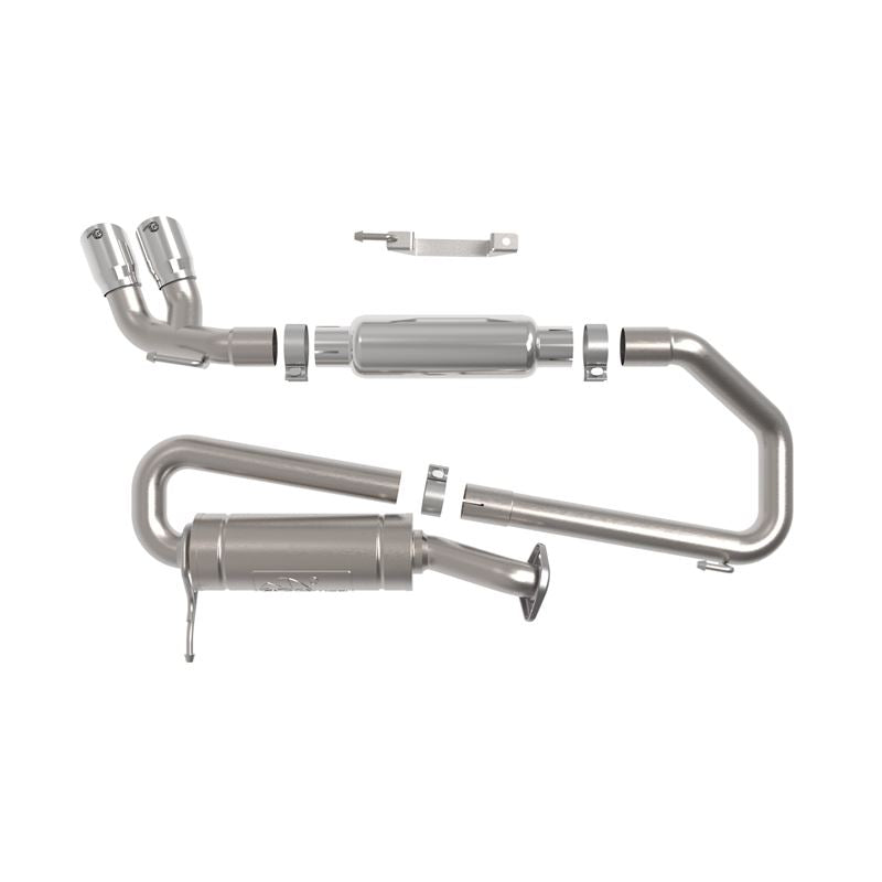 Takeda Cat-Back Exhaust System for 2021 Suzuki Jimny(49-37020-P)