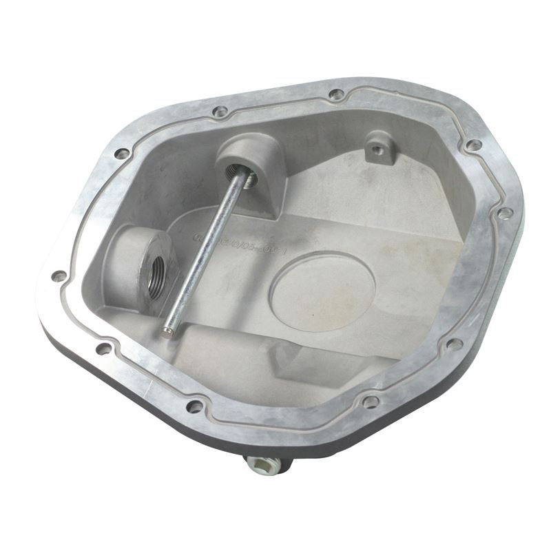 aFe Pro Series Front Differential Cover Kit Black w/ Machined Fins and Gear Oil (46-70082-WL)