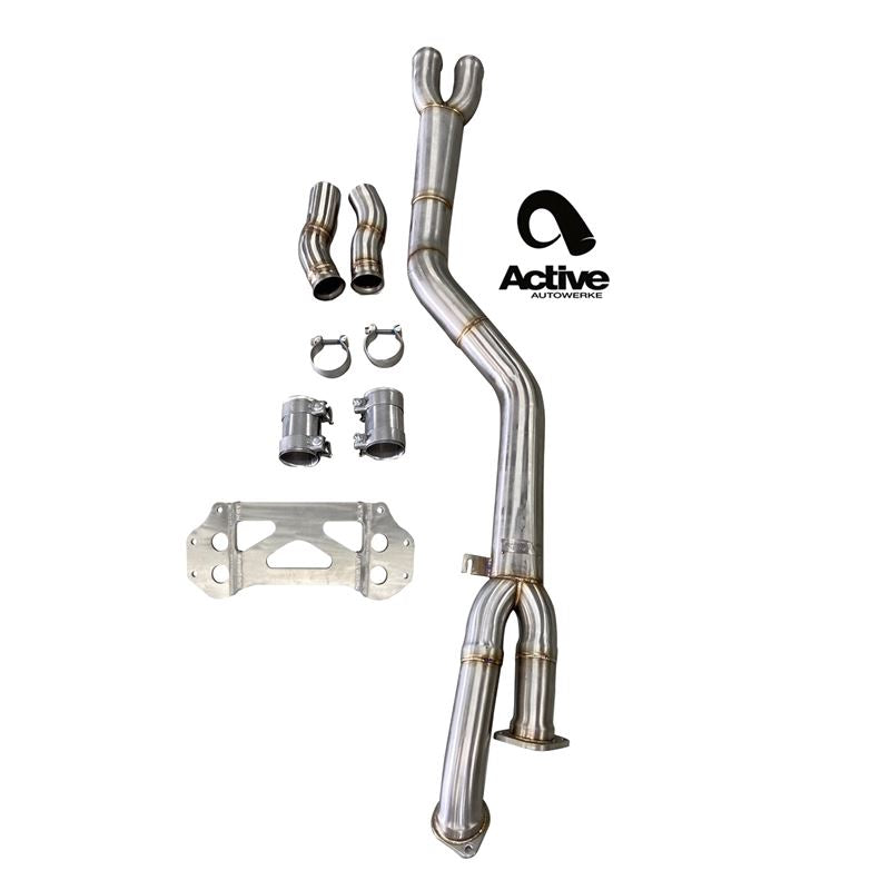 Active Autowerke G87 M2 Signature single mid - pipe with G - brace (11-118)