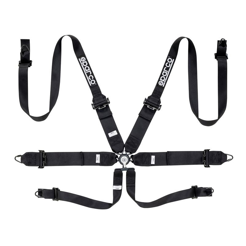 Sparco 3" 6-Point Hans Steel Competition Harness (04818RH1)