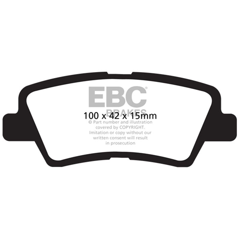 EBC Redstuff Ceramic Low Dust Brake Pads (DP31875C)