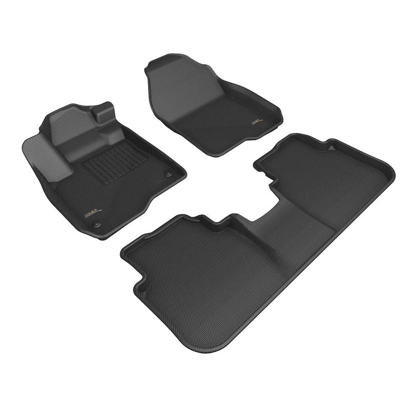 3D Maxpider 2023+ Honda CR-V Kagu 1st & 2nd Row Floormats - Black (L1HD13201509)